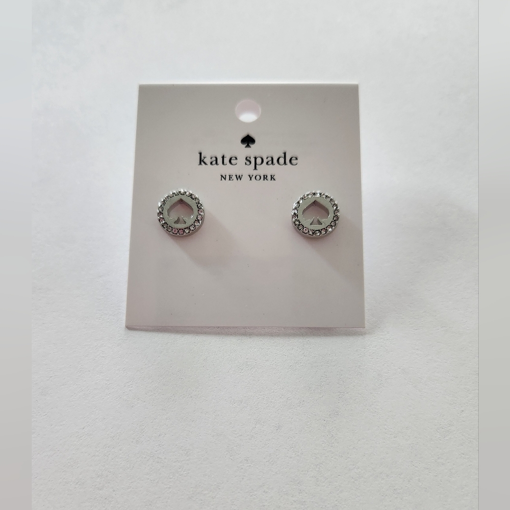 Nwt Kate Spade Silver Stud Earrings